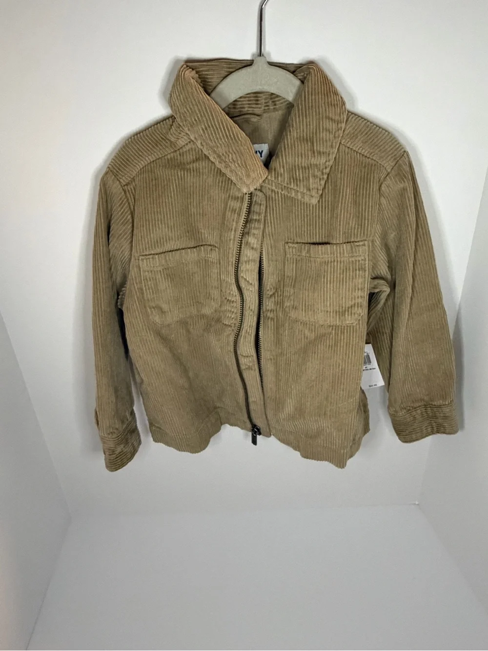 Old Navy Kids Corduroy Zip Jacket in Tan